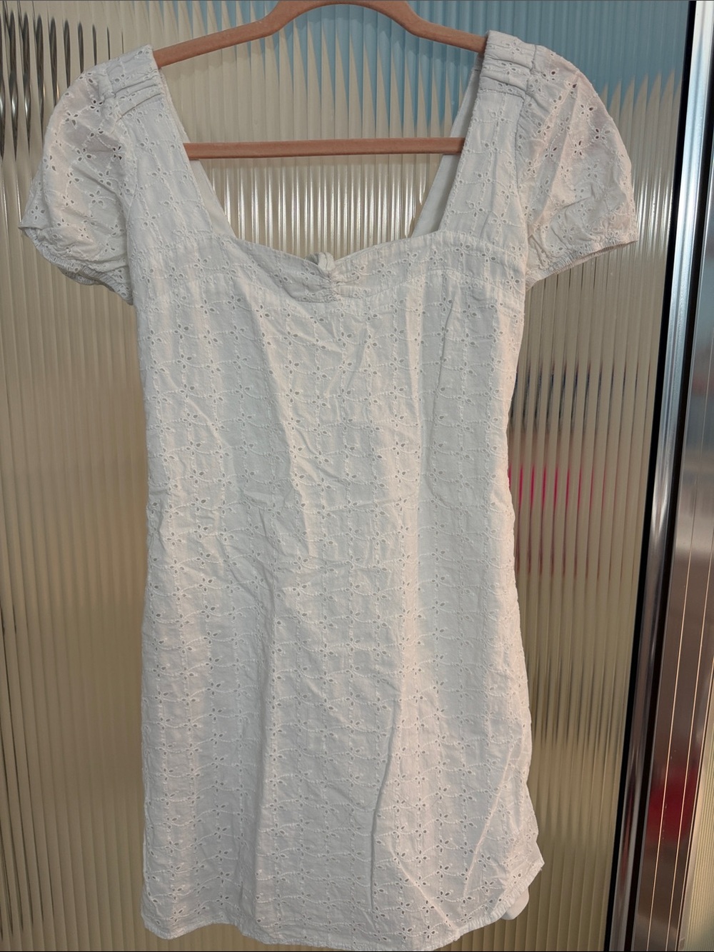Nolita White Eyelet Mini Dress